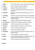 IELTS: Intermediate Feelings, Emotions, and Opinions Vocabulary Set 6
