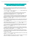 Stationary Engineer Electric&sol;359 questions with 100&percnt; Verified correct answers