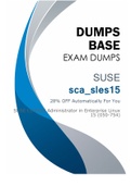 Best sca_sles15 Dumps V9.02 - Pass SUSE sca_sles15 Exam Smoothly