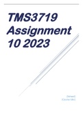 TMS3719 Assignment 10 2023 