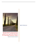 NCLEX RN Fundamentals  Of Nursing Practice Exam V6