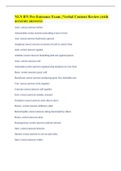 NLN RN Pre-Entrance Exam &vert; Verbal Content Review &lpar;with accurate answers&rpar;