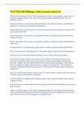 NLN PAX-RN Biology &lpar;with accurate answers&rpar;