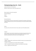Pathophysiology Exam &num;1 &ndash; Porth Download to Score A&plus;