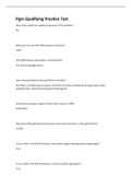 PGM Qualifying Practice Test &lpar;Newest 2022&sol;2023&rpar; Verified Solutions