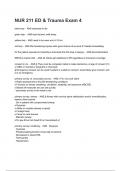 NUR 211 ED & Trauma Exam 4 Questions and Answers 2024&sol;2025&lpar;A&plus; GRADED 100&percnt; VERIFIED&rpar;&period;