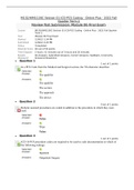 M132/HIM1126C Section 01 ICD-PCS Coding - Online Plus - 2022 Fall Quarter Term 2 Review Test Submission: Module 06 Final Exam