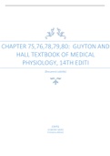 CHAPTER 75&comma;76&comma;78&comma;79&comma;80&colon; GUYTON AND  HALL TEXTBOOK OF MEDICAL  PHYSIOLOGY&comma; 14TH EDITION