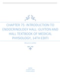 CHAPTER 75&comma; GUYTON AND  HALL TEXTBOOK OF MEDICAL  PHYSIOLOGY&comma; 14TH EDITION