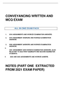 LPL4804/CONVEYANCING 2018 T0 2023 WORKED PAST PAPERS AND ANSWERS