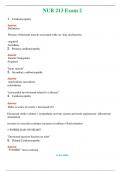 NUR 213 &lpar; LATEST 2024 &sol; 2025 &rpar; EXAM 2 &vert; A&plus;&plus; EXAM WITH ALL NEW QS & AS - GUARANTEED PASS&excl;