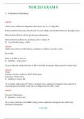 NUR 213 &lpar; LATEST 2024 &sol; 2025 &rpar; EXAM 5 &vert; ACTUAL QUESTIONS AND ANSWERS 100&percnt; CORRECT