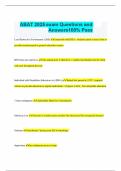 ABAT 2025 exam Questions and Answers100&percnt; Pass