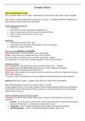 Human Geography - Changing Places summary notes 