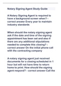 Notary Signing Agent Study Guide|2023 LATEST UPDATE|GUARANTEED SUCCESS