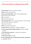 Scaled Agile Framework &sol; SAFe Scrum Master Certification Prep &lpar;SSM&rpar;