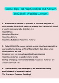 Hazmat Ops Test Prep&period; questions verified with 100&percnt; correct answers