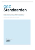 Zorgstandaard ADHD 2022 - GGZ Standaarden