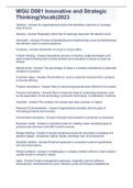 WGU D081 Innovative and Strategic Thinking&lpar;Vocab&rpar;2023