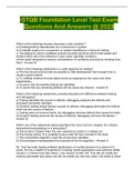 ISTQB Foundation Level Test Exam Questions And Answers &commat; 2023
