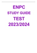 ENPC STUDY GUIDE TEST 2023/2024