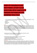 ATI PN PHARMACOLOGY PROCTORED&lbrace;NGN&rcub; LATEST EXAM QUESTIONS WITH COMPLETE & VERIFIED RATIONALES AND ANSWERS 2023&sol;2024
