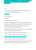 NUR HEALTH ASSESSMENT EXAM PN 