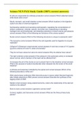 Science NLN PAX Study Guide