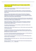 Maternal & Child Health Exam &num;1 Study Guide