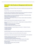 WGU D073 - Best Practices in Management &lpar;with Error-free answers&rpar;