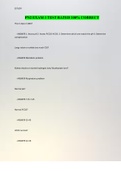 PN2 EXAM 1 TEST RATED 100&percnt; CORRECT