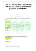 ATI Pharmacology Proctored Bundle (FOR COMPLETE SOLUTION AND MORE VERSIONS OF THE EXAM CHECK THE LAST PAGE)