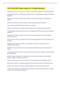 NLN PAX RN Study Guide &lpar;A&plus; Graded already&rpar;
