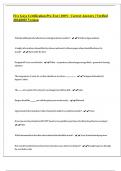 Five Guys Certification Pre-Test &vert; 100&percnt; Correct Answers &vert; Verified 2024&vert;2025 Version