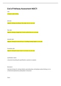 End of Pathway Assessment-NOCTI QUESTIONS WITH 100&percnt; CORRECT ANSWERS&sol;2023&sol;A&plus; GRADE