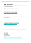 TEXES 160 PPR Exam &lpar;128 Questions&rpar; With Verified Answers 2023 &ndash; 2024