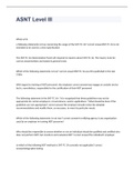 ASNT Level III exam 2023 with 100 &percnt; correct answers
