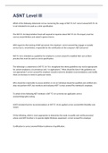 ASNT Level III exam 2023 with 100&percnt; correct answers