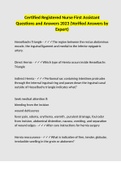RNFA 2023 STUDY BUNDLE &lpar;COMPLETE PACKAGE&rpar;&lpar;Verified Answers&rpar;