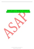 ATI RN ADULT MEDICAL SURGICAL PROCTORED EXAM 2019 version A and B