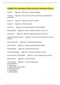 CSAMS Test&colon; Questions With Accurate Solutions &lpar;Pass&excl;&rpar;