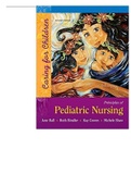 Principles of Pediatric Nursing: Caring for Children, 7TH Edition (Ball et al.)