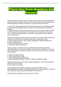 PHARM HESI PACKAGED EXAMS &commat; 2023