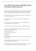 scsc 301 exam 2 tamu smith&lpar;Questions & Answers 100&percnt; Correct&excl;&excl;