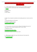 HESI RN exam Questions with Answers Actual Exams  2021 Rated A&plus;