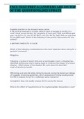 TNCC TEST PREP A &lpar;ANSWERS ARE ON TOP OF THE QUESTIONS&rpar;&comma;2022 UPDATE
