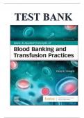 Test Bank Basic & Applied Concepts of Blood Banking & Transfusion Practices 5th Edition by Howard 2024-2025&period;