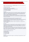 PHYCH EXAM QUESTIONS &comma;ANSWERS WITH RATIONALLE 2022&sol;2023 UPDATE GRADED A&plus;