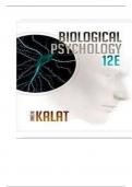 Test Bank for Biological Psychology 12th Edition James W&period;kalat 2024-2025