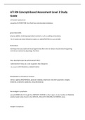 ATI RN CONCEPT-BASED ASSESSMENT LEVEL 3 STUDY GUIDE 2023&sol;2024 VERIFIED ANSWERS